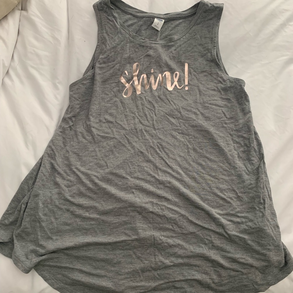 Old navy gray tank